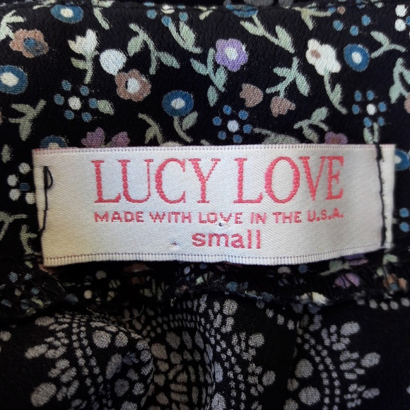 Lucy Love USA Tunic Mini Dress Cold Shoulder Butterfly Sleeves S - Picture 5 of 5